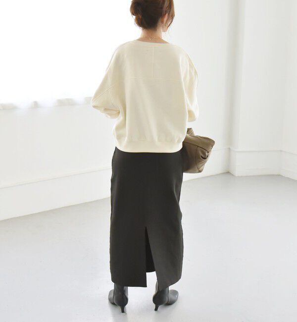 quaranciel「quaranciel:〈手洗い可能〉スパンコール刺繍 ロゴ スウェット」|スウェット・ジャージ|