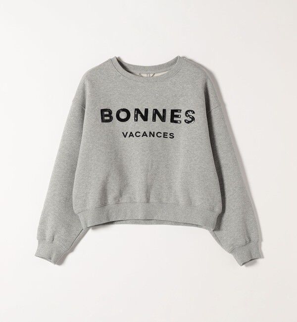 quaranciel「quaranciel:〈手洗い可能〉スパンコール刺繍 ロゴ スウェット」|スウェット・ジャージ|