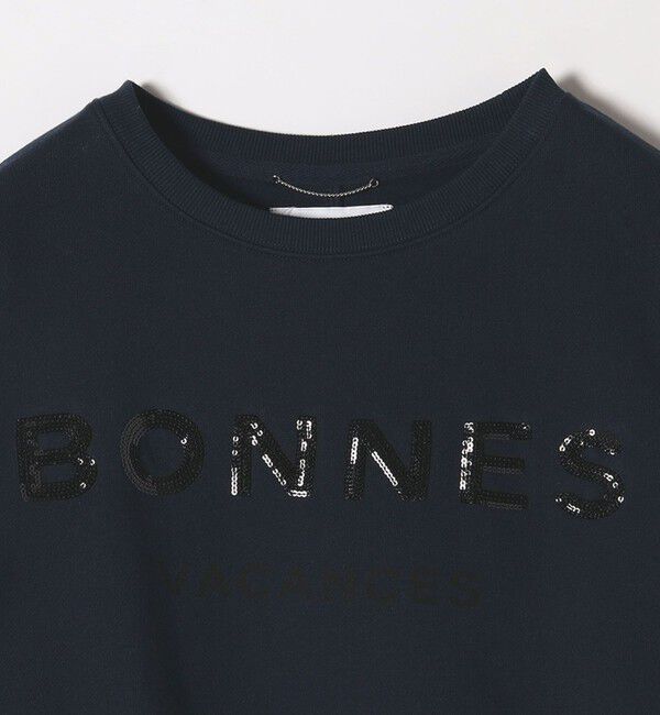 quaranciel「quaranciel:〈手洗い可能〉スパンコール刺繍 ロゴ スウェット」|スウェット・ジャージ|