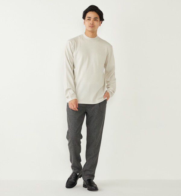 SHIPS Colors 「SHIPS Colors:ヘリンボーン イージー スラックス(セットアップ対応可能)」|スラックス|