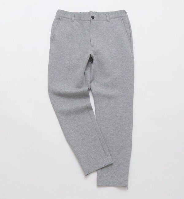 SHIPS「【WEB限定】SHIPS: ガスコットン ダブルニット スリム イージー スラックス パンツ（セットアップ対応）」|スラックス|