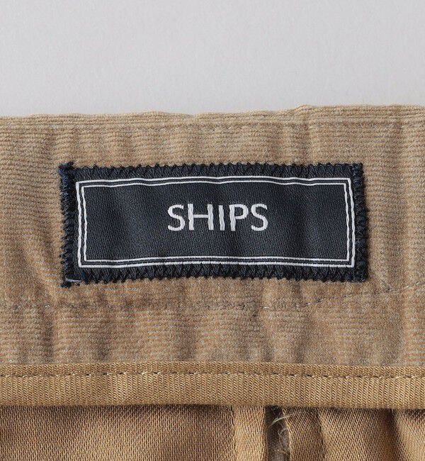 SHIPS「SHIPS: コットン ブロークン コーデュロイ スラックス」|スラックス|