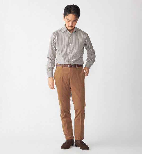 SHIPS「SHIPS: コットン ブロークン コーデュロイ スラックス」|スラックス|