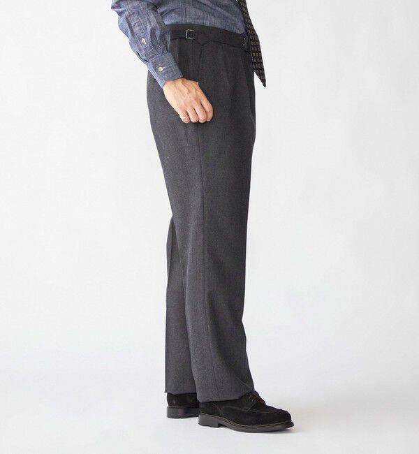 SHIPS「Fumiya Hirano: REGENT フランネル トラウザーズ」|スラックス|