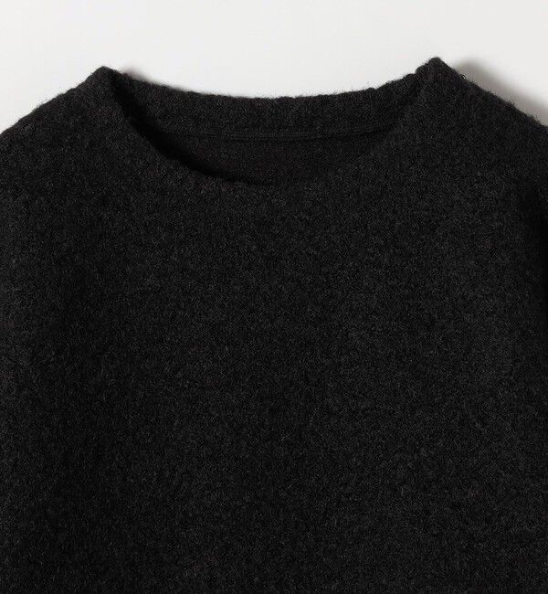 quaranciel「quaranciel:〈洗濯機可能〉ボア &times; チュール コンビ クルーネック プルオーバー」|プルオーバー|