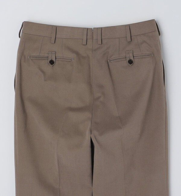 SHIPS「【SHIPS別注】Errico Formicola: VITO コットン ソリッド スラックス」|スラックス|