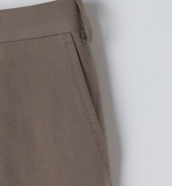 SHIPS「【SHIPS別注】Errico Formicola: VITO コットン ソリッド スラックス」|スラックス|