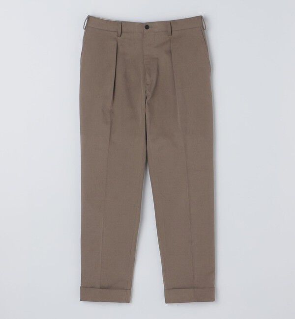 SHIPS「【SHIPS別注】Errico Formicola: VITO コットン ソリッド スラックス」|スラックス|