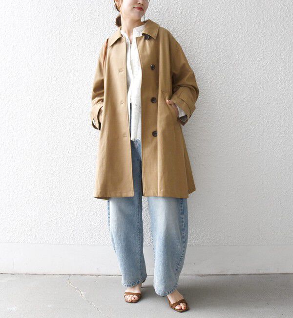 SHIPS any「SHIPS any:〈手洗い可能〉オーバー フレア ステンカラー コート」|ステンカラーコート|