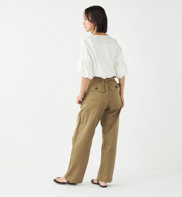 SHIPS Colors 「《予約》SHIPS Colors:〈洗濯機可能〉コットン ツイル ベイカー パンツ5◆」|その他|