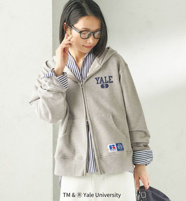 SHIPS for women「RUSSELL ATHLETIC:〈洗濯機可能〉YALE HOODIE」|パーカー|