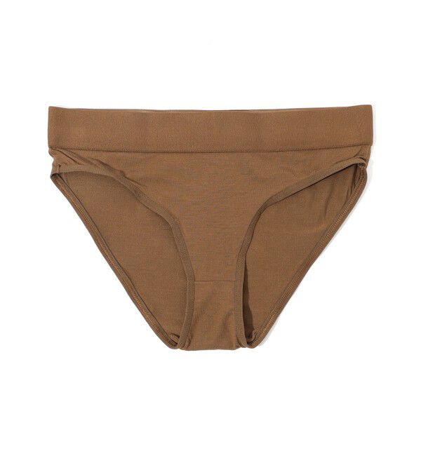 TOMORROWLAND BUYING WEAR「BASE RANGE バンブー エラスティックショーツ」|インナー|45 キャメル