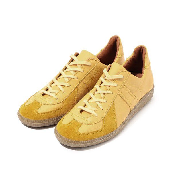 TOMORROWLAND GOODS「REPRODUCTION OF FOUND ジャーマンミリタリートレーナー」|スニーカー|25 イエロー