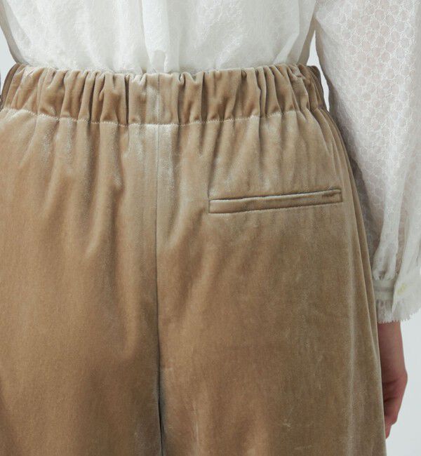 Ballsey「マットベロア イージーストレートパンツ」|その他|