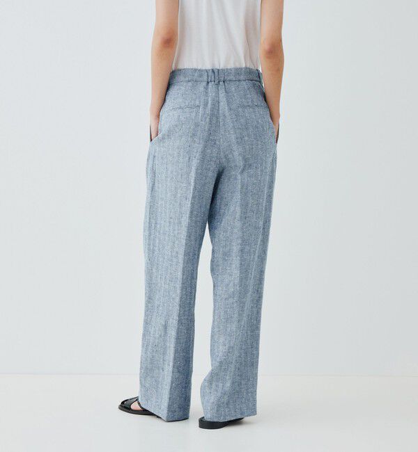 GALERIE VIE「ブラッシュドリネン ツータックパンツ」|その他|