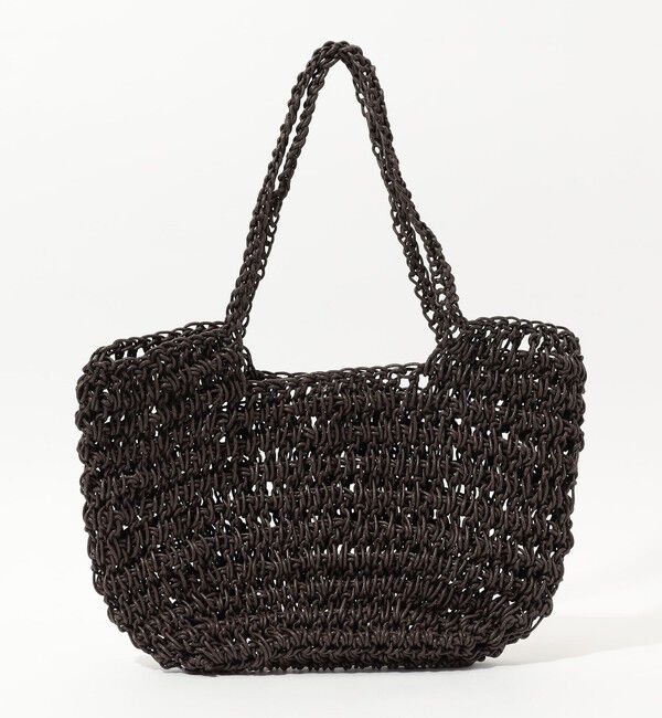 TOMORROWLAND GOODS「MANY RHIZOMES WAXED CITY BASKET」|かごバッグ|