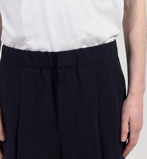 TOMORROWLAND MENS「セルロースリネン 1プリーツバレル イージーパンツ」|その他|