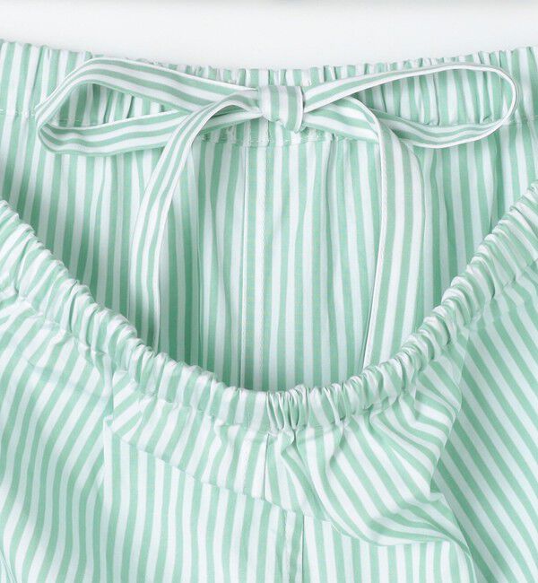 TOMORROWLAND HOME「コットンブロードストライプ パジャマ（ウィメンズ）」|ルームウェア|