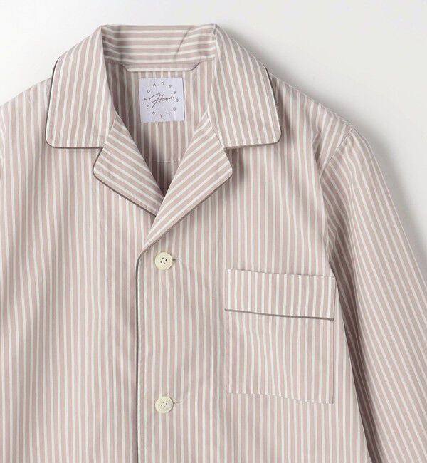 TOMORROWLAND HOME「GALERIE VIE&times;TOMORROWLAND HOME コットンブロードストライプ パジャマ（ウィメンズ）」|ルームウェア|