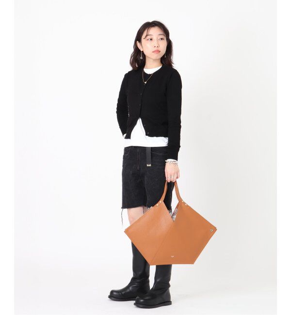 「【blancle/ ブランクレ】別注 S.LETHER Rap flat tote」|トートバッグ|