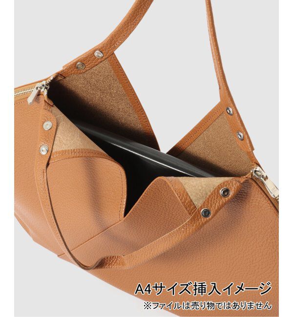  「【blancle/ ブランクレ】別注 S.LETHER Rap flat tote」|トートバッグ|