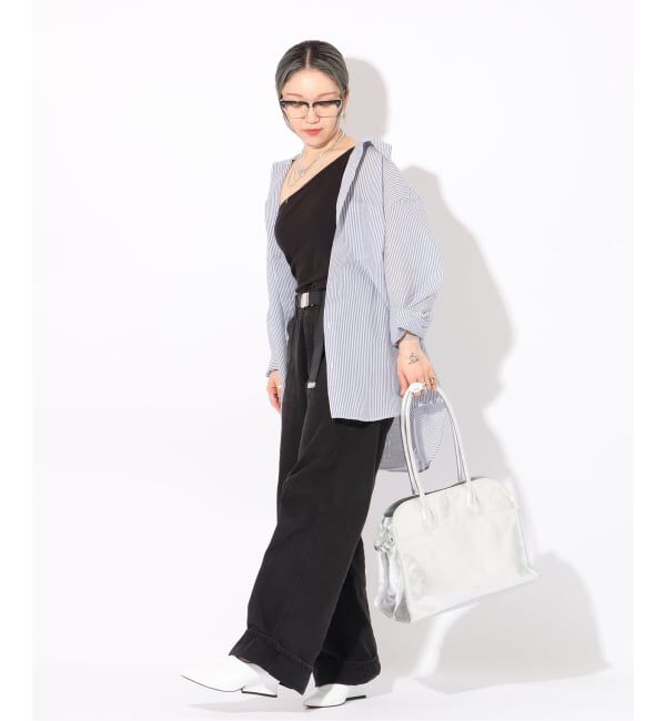  「【blancle/ ブランクレ】M.LETHER Wide boston」|ボストンバッグ|