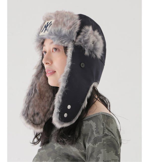 JOINT WORKS「NEW ERA / ニューエラ TRAPPER WOOL NEYYAN NVY」|ニット帽|