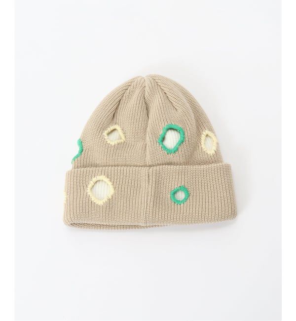 JOINT WORKS「Indietro Association / インディエトロ・アソシエーション Color Hole Knit Cap」|ニット帽|