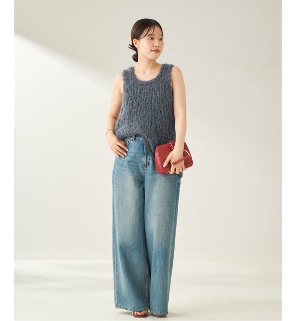 Plage「ジャンボタム ノースリーブ プルオーバー」|ニット・セーター|