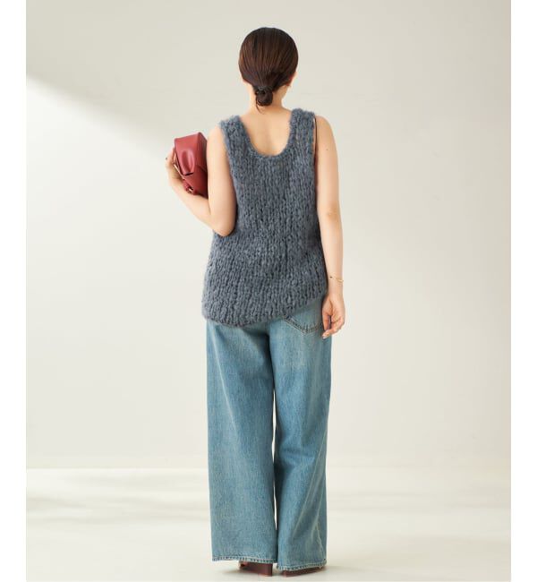 Plage「ジャンボタム ノースリーブ プルオーバー」|ニット・セーター|