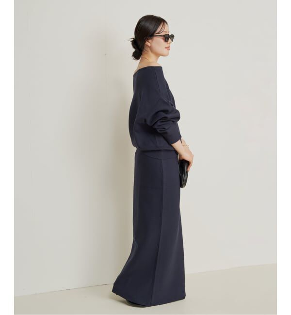 Plage「VIS/PL スムース ボートネックプルオーバー」|ニット・セーター|