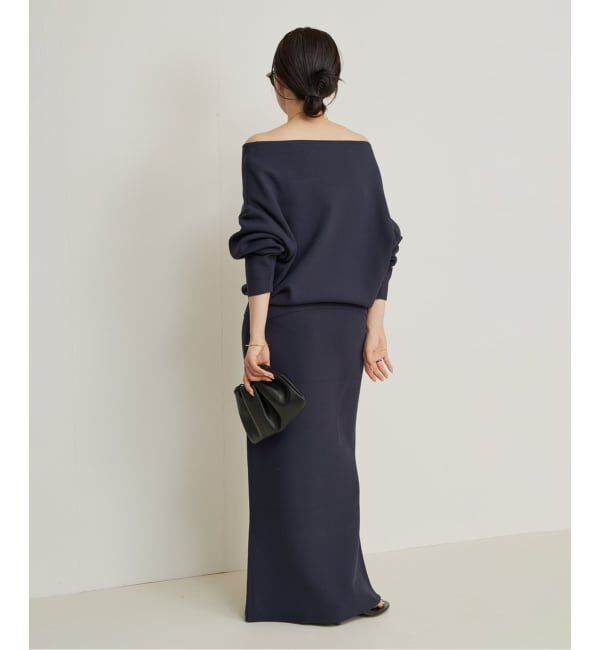 Plage「VIS/PL スムース ボートネックプルオーバー」|ニット・セーター|