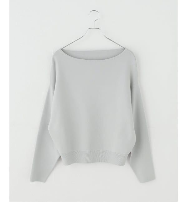 Plage「VIS/PL スムース ボートネックプルオーバー」|ニット・セーター|