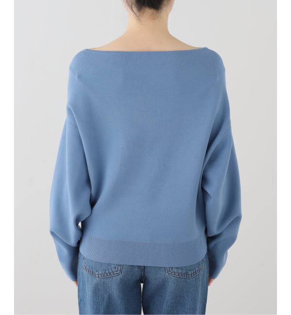 Plage「VIS/PL スムース ボートネックプルオーバー」|ニット・セーター|