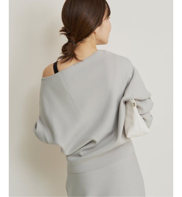 Plage「VIS/PL スムース ボートネックプルオーバー」|ニット・セーター|