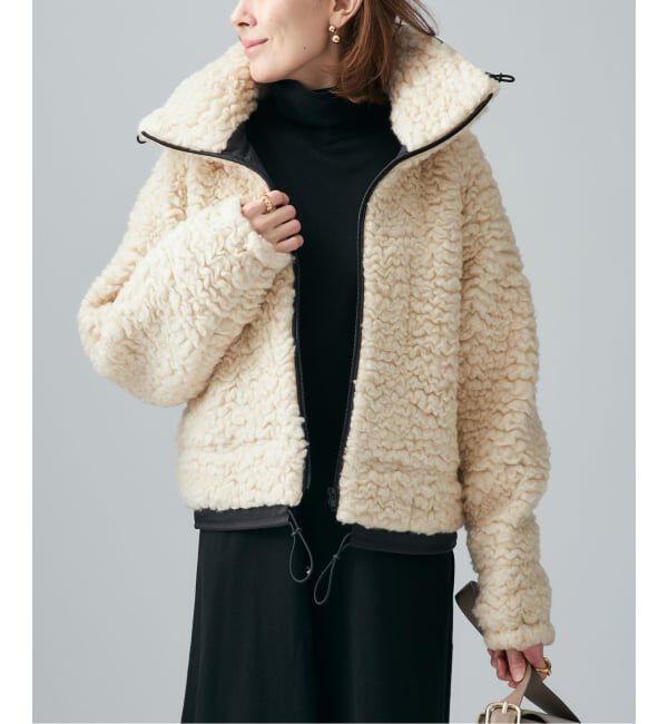 VERMEIL par iena「ウールカシミヤボアブルゾン」|その他|