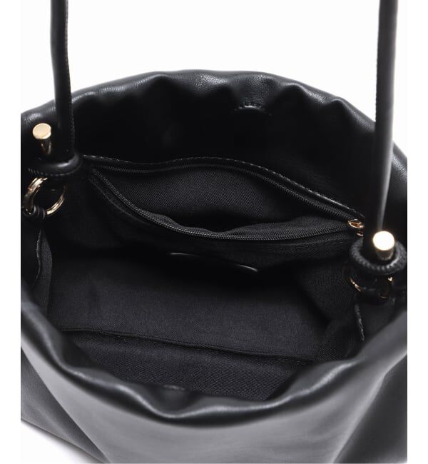 SLOBE IENA「《追加2予約》SLOBE 3WAY スムース巾着バッグ」|その他|