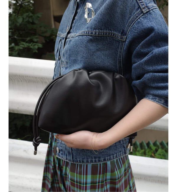 SLOBE IENA「《追加2予約》SLOBE 3WAY スムース巾着バッグ」|その他|