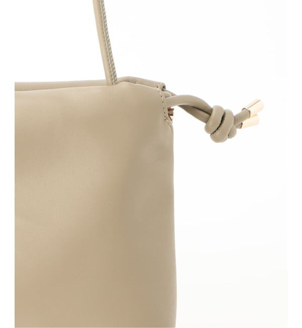 SLOBE IENA「《追加2予約》SLOBE 3WAY スムース巾着バッグ」|その他|