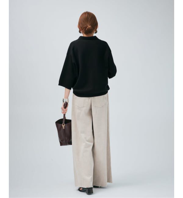 VERMEIL par iena「サマーウールスキッパーハーフスリーブプルオーバー」|ニット・セーター|