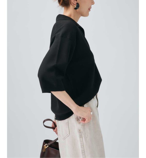 VERMEIL par iena「サマーウールスキッパーハーフスリーブプルオーバー」|ニット・セーター|