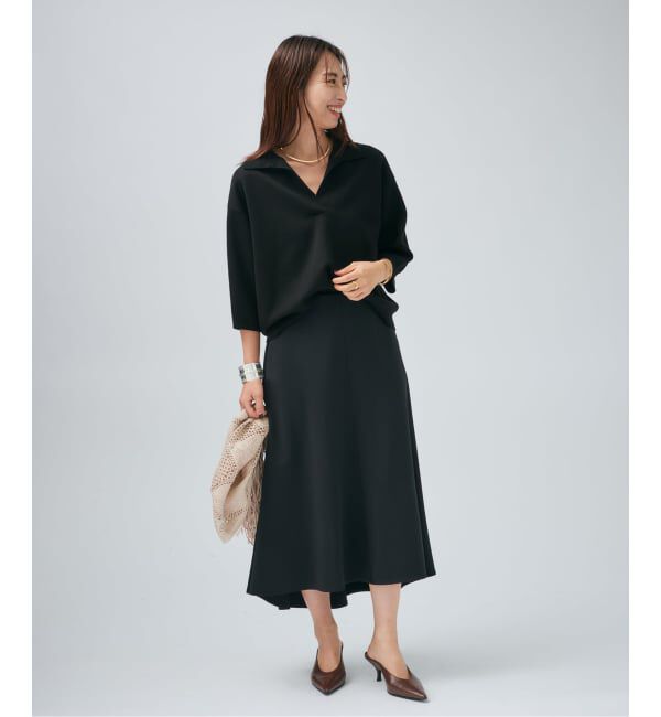 VERMEIL par iena「サマーウールスキッパーハーフスリーブプルオーバー」|ニット・セーター|