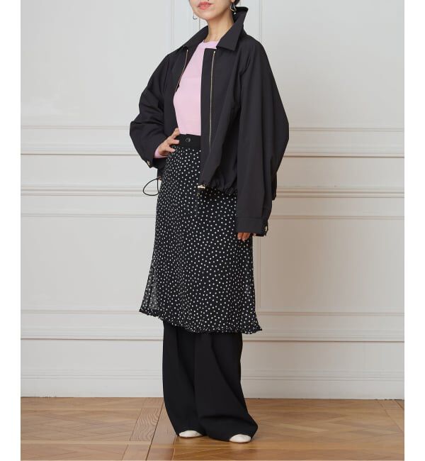 IENA LA BOUCLE「IENA LA BOUCLE シアードットスカート」|スカート|