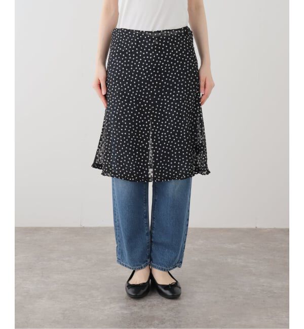 IENA LA BOUCLE「IENA LA BOUCLE シアードットスカート」|スカート|