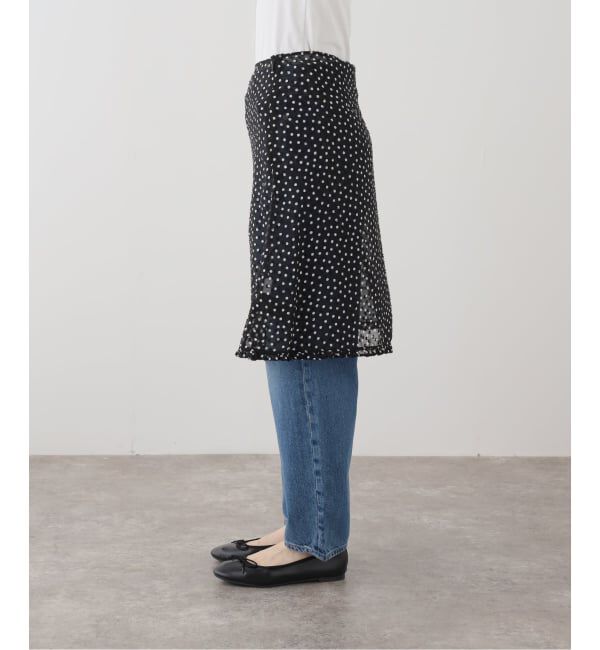 IENA LA BOUCLE「IENA LA BOUCLE シアードットスカート」|スカート|