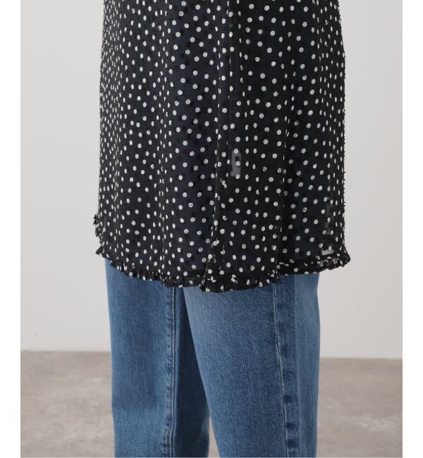 IENA LA BOUCLE「IENA LA BOUCLE シアードットスカート」|スカート|