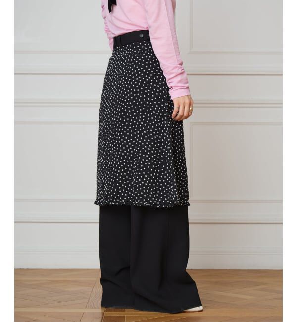 IENA LA BOUCLE「IENA LA BOUCLE シアードットスカート」|スカート|
