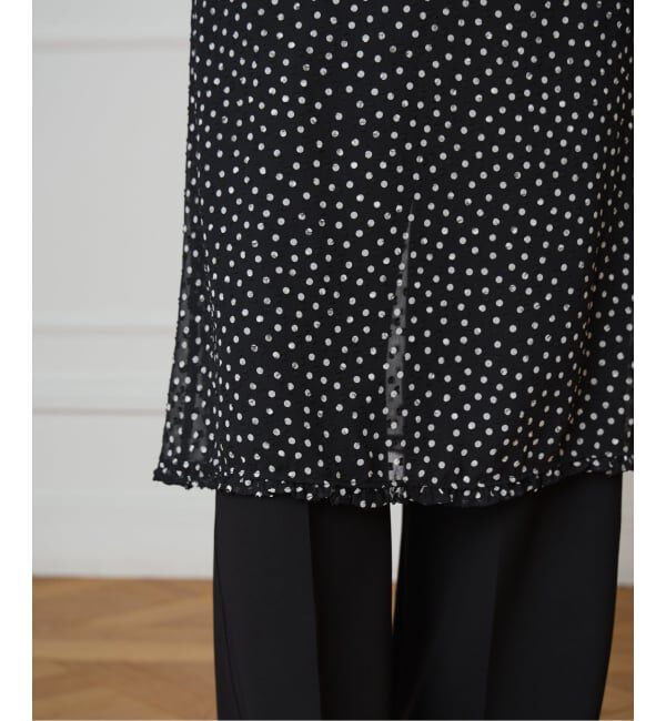 IENA LA BOUCLE「IENA LA BOUCLE シアードットスカート」|スカート|