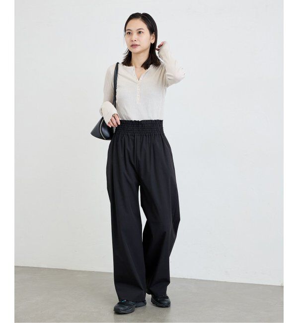 JOURNAL STANDARD「《追加4》【撥水/接触冷感/洗える/UVカット】リネンナイロンストレッチワイドパンツ」|その他|