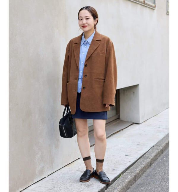 JOURNAL STANDARD「フェイクレザー/フェイクスエードジャケット」|ライダースジャケット|